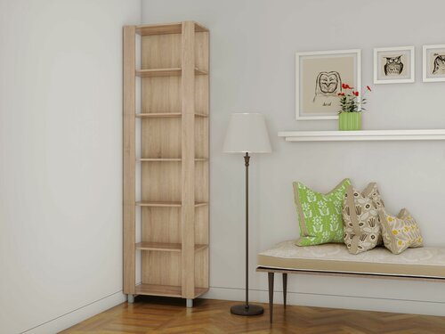 Изображение товара Стеллаж модульный Универсальный 35х44х240, Мебельная компания Е1, Сонома