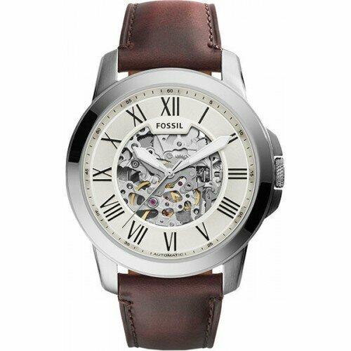 Наручные часы FOSSIL, коричневый, серебряный наручные часы fossil twist me3061 коричневый черный