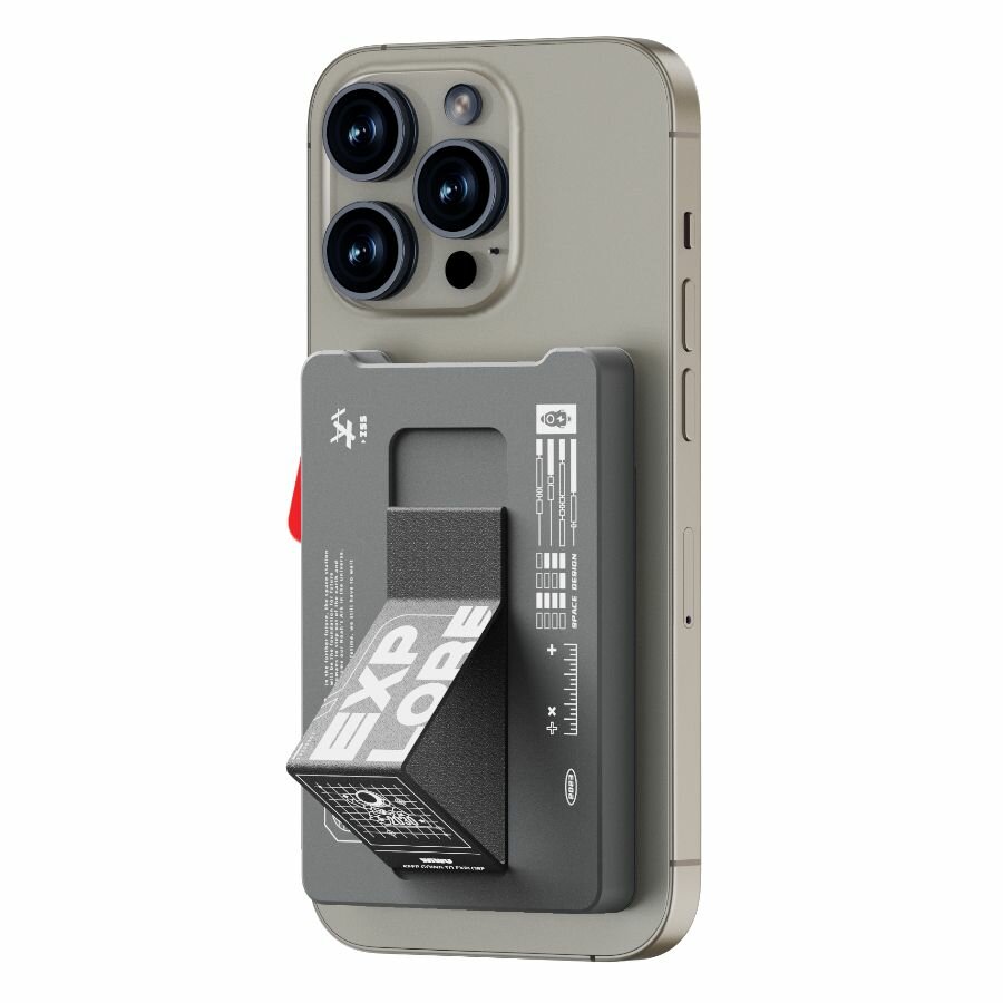 Картхолдер для айфона WiWU MW-002 Mag Wallet, магнитный с функцией подставки