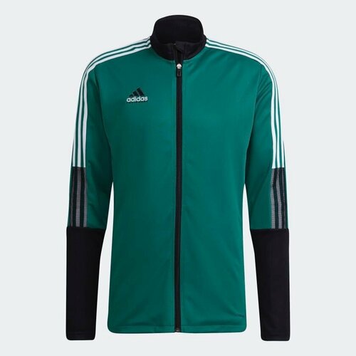 Олимпийка adidas, размер L, зеленый олимпийка дет спорт he5045 adidas salah jkt y vivred размер 140