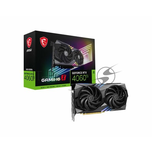 Видеокарта MSI RTX4060TI GAMING X 8G 8192Mb 128 GDDR6 264018000 HDMIx1 DPx3 HDCP Ret 7152300₽