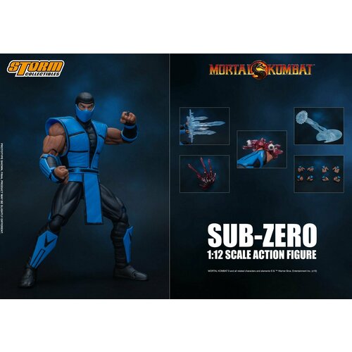 Фигурка Саб-Зиро - Мортал Комбат 3. Sub-Zero - Mortal Kombat. Storm Collectibles