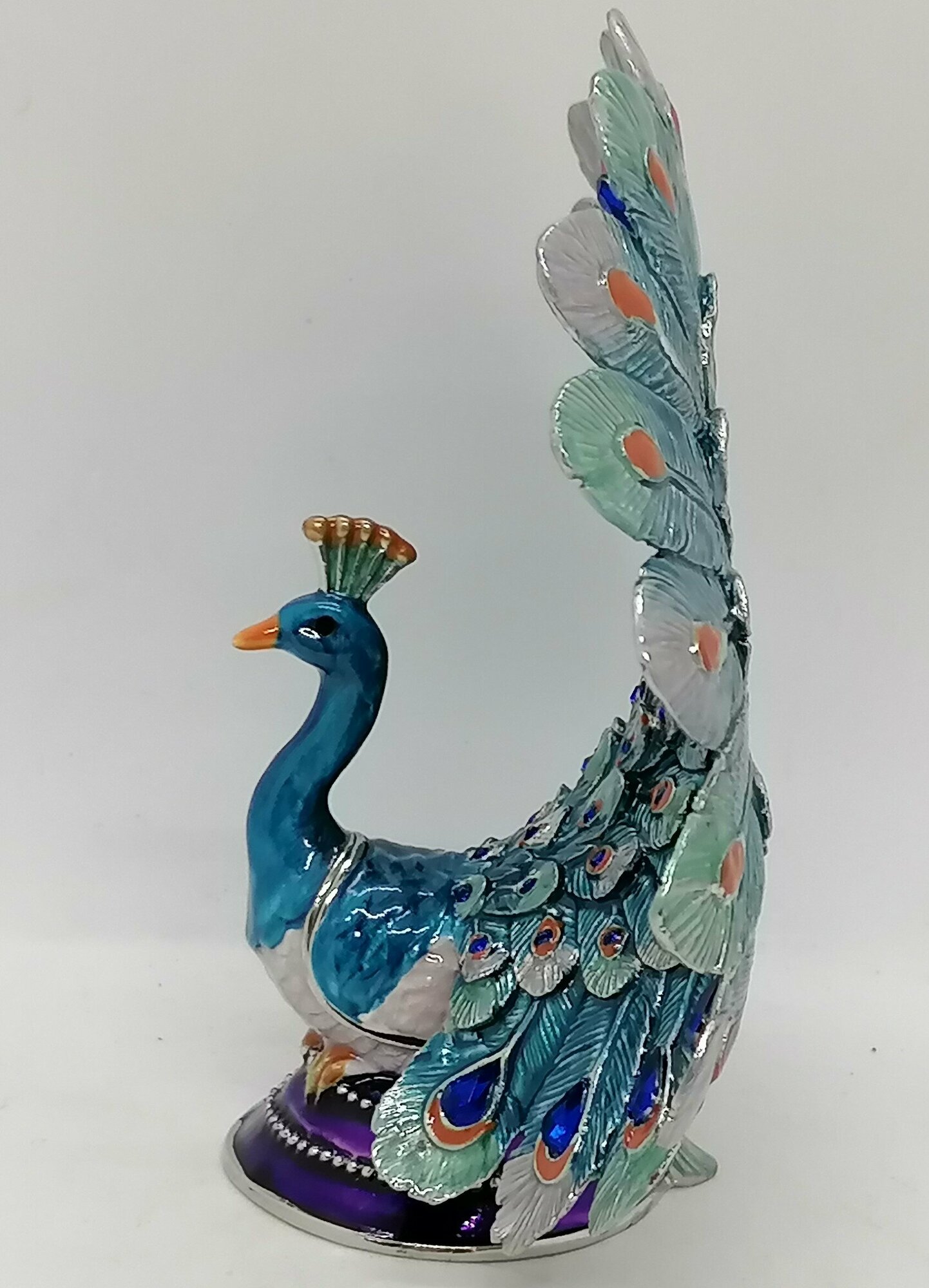 Шкатулка Фаберже "Павлин" ВР3078 — фото 1