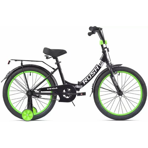 Детский велосипед Rush Hour Vega 200 год 2024 цвет Черный 12900₽