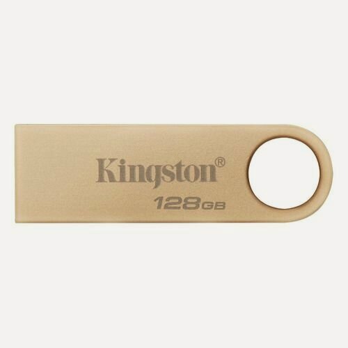 Изображение товара Флешка USB Kingston DataTraveler SE9 128ГБ, USB3.0, золотистый [dtse9g3/128gb]