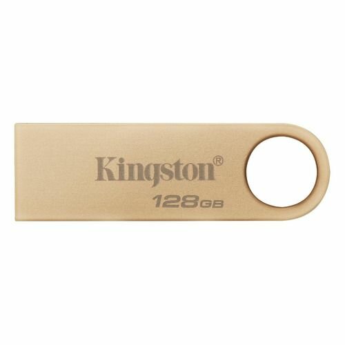 Флешка USB Kingston DataTraveler SE9 128ГБ, USB3.0, золотистый [dtse9g3/128gb]