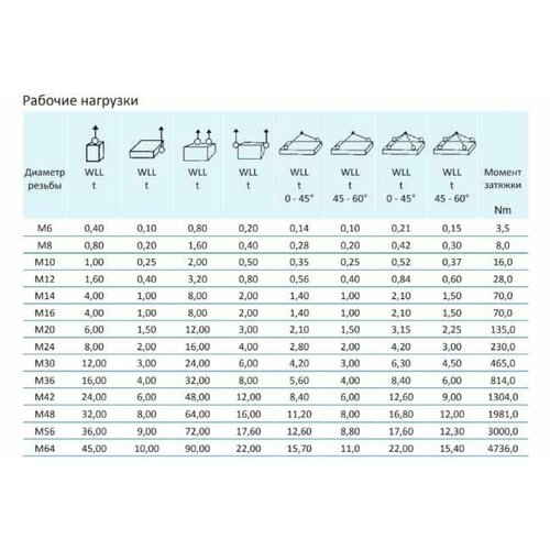 CERTEX Подъёмная рым-гайка для подъёма во всех направлениях NS8M14 NS8M14C