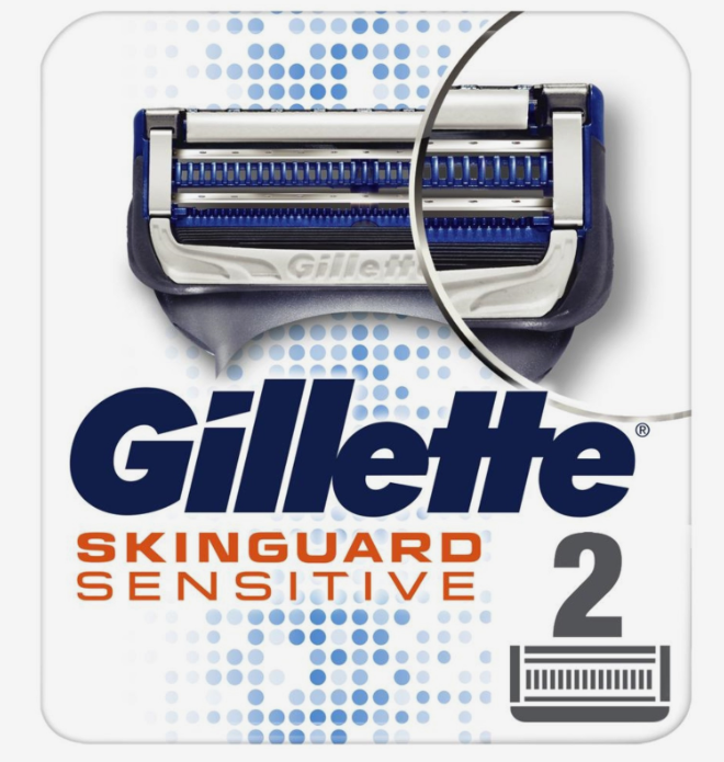 Сменные кассеты для бритья Gillette Skinguard Sensitive, 2 шт.