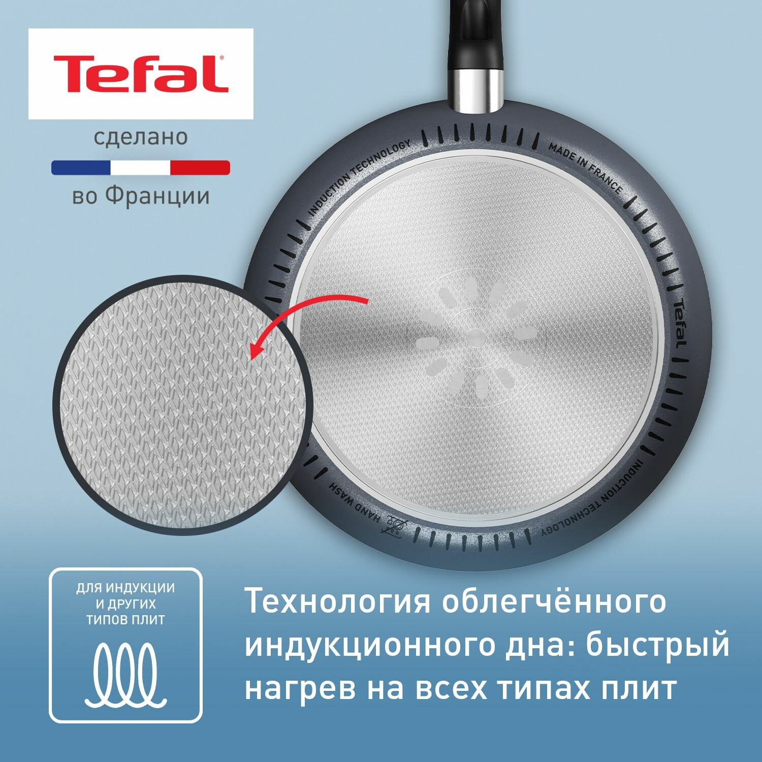 Сковорода-вок Tefal - фото №2