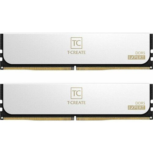 Оперативная память Teamgroup Team Group DDR5 32GB (2x16GB) 6000MHz pc-48000 CL38 T-Create Expert 1.25V White (CTCWD532G6000HC38ADC0 1)