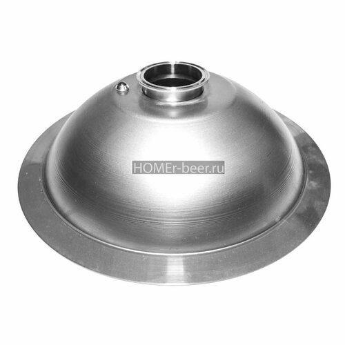 50 л - Купольная крышка для куба 50 литров luxstahl с клампом 3 дюйма из нержавейки 7520₽