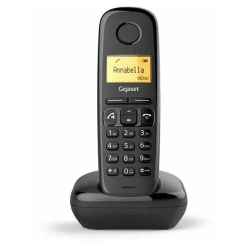 Радиотелефон Dect Gigaset A270 SYS RUS черный АОН радиотелефон dect gigaset a270 sys rus white s30852 h2812 s302