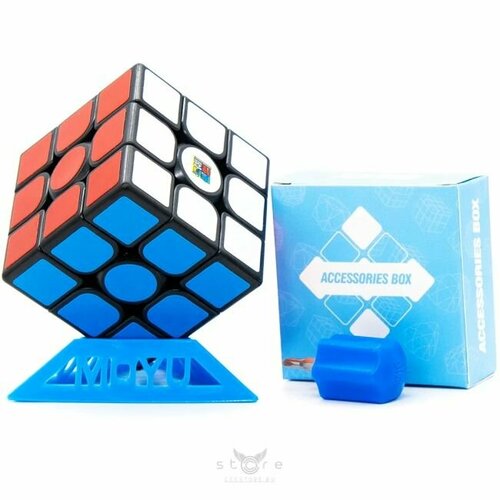 кубик 5x5 moyu 5m meilong magnetic black магнитный MoYu 3x3 MeiLong Magnetic Черный / Магнитный / Головоломка Кубик Рубика