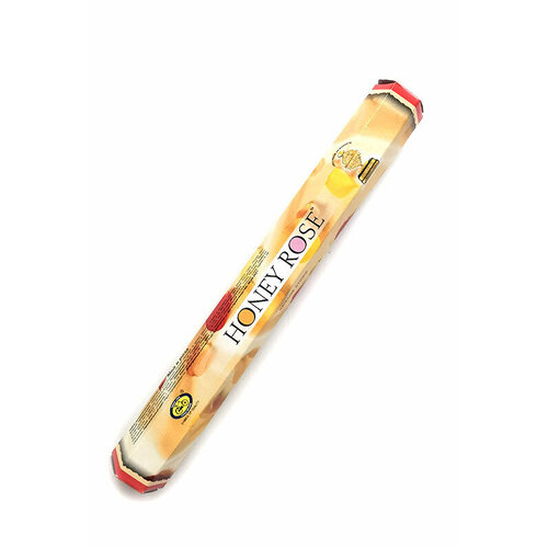 HONEY ROSE Incense Sticks, Cycle Pure Agarbathies (МЁД И роза ароматические палочки, Сайкл Пьюр Агарбатис), уп. 20 палочек.