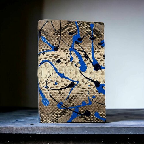 Обложка для паспорта Marigo, бежевый, синий