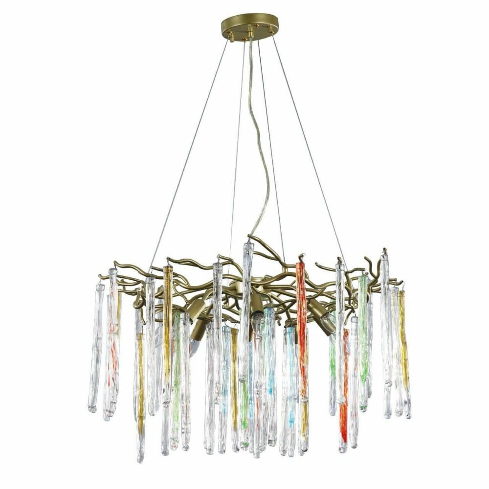 Подвесная люстра со светодиодными лампочками E14, комплект от Lustrof. №439414-668012