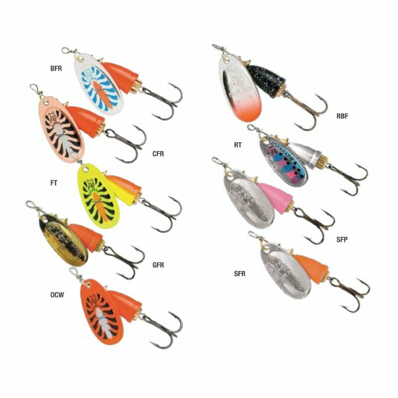 Блесна для рыбалки вращающаяся BLUE FOX Vibrax Fluorescent 2 /CFR — фото 1