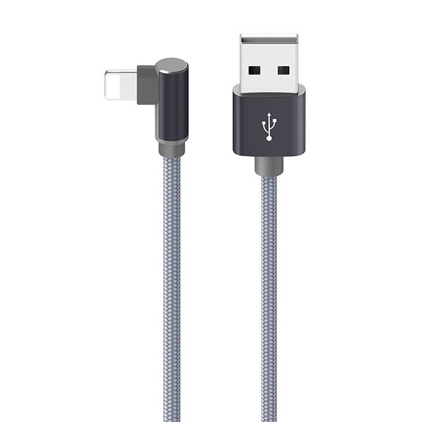 Кабель Lightning/USB Borofone BX26 Express 1m Metal Gray