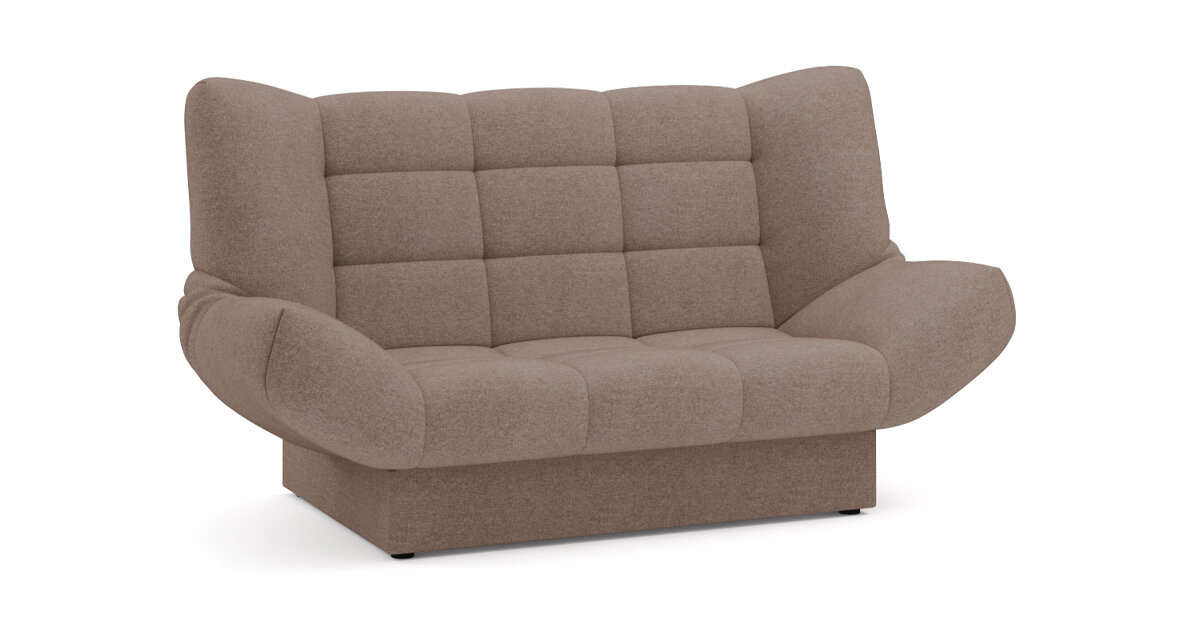 фото Прямой диван Цвет Диванов Санта Фе 209 прямой Какао