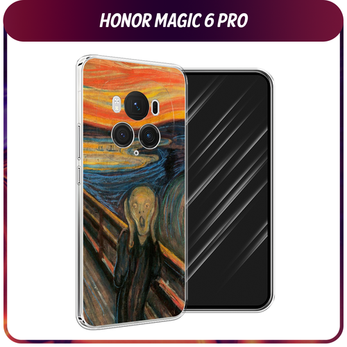 Силиконовый чехол на Honor Magic 6 Pro / Хонор Меджик 6 Про Крик силиконовый чехол на honor magic 6 pro хонор меджик 6 про прозрачный