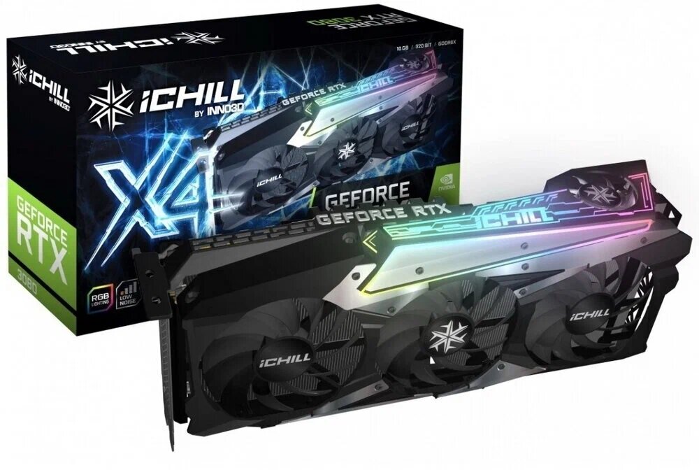 фото Видеокарта INNO3D GeForce RTX 3080 iCHILL X4