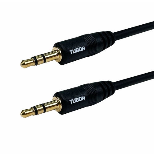 Кабель TUBON Аудио AUX 3.5 мм mini jack (M) - 3.5 мм mini jack (M) MJMJ002 2м кабель deepbass aux mini jack 3 5 mm white ac320