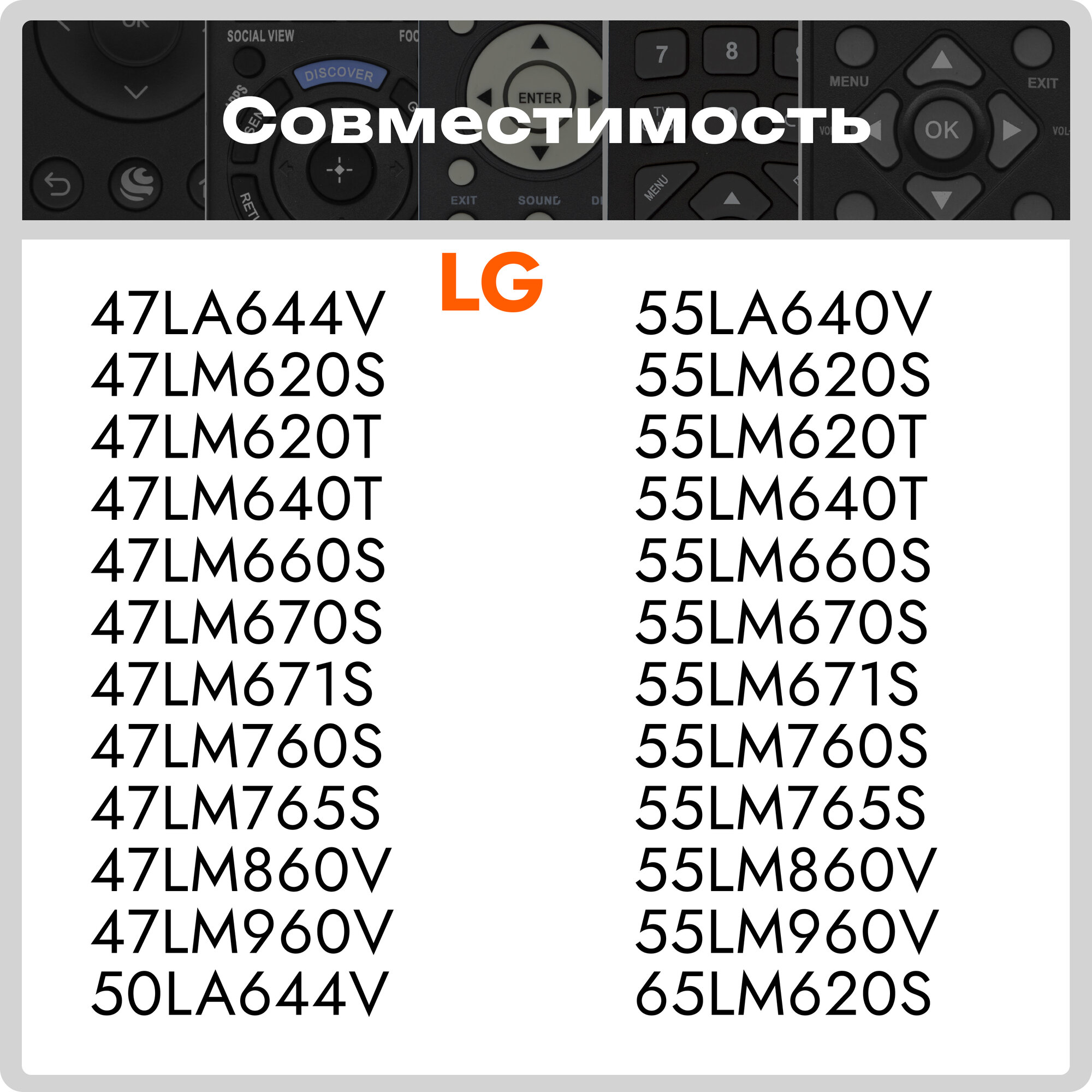 Пульт AKB73756502 для всех телевизоров LG — фото 1