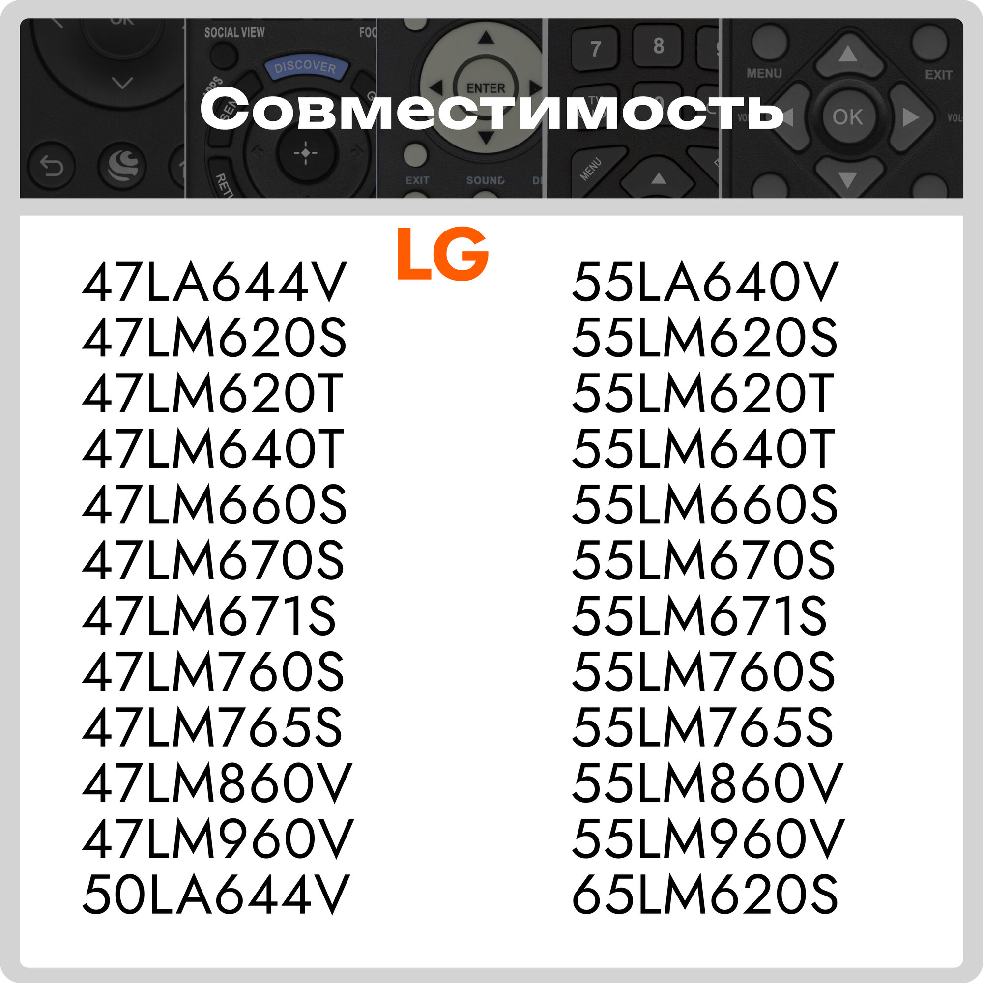 Пульт AKB73756502 для всех телевизоров LG