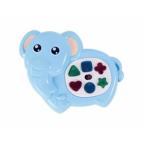 Музыкальная игрушка - Слоник Потеша, 1 шт. игрушка слоник развивающий музыкальный потеша свет звук junfa zy1134094