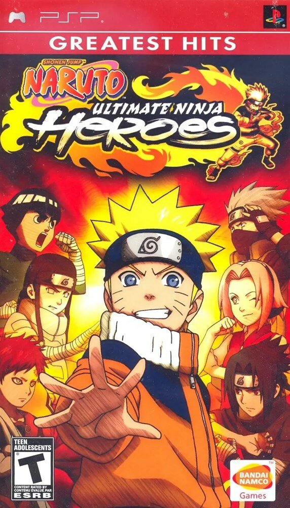 Naruto: Ultimate Ninja Heroes (Greatest Hits) (Sony PSP) Б/У