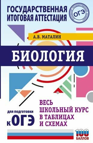 Биология. Весь школьный курс в таблицах и схемах для подготовки к ОГЭ