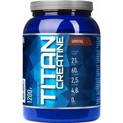 Гейнер с креатином Титан RLine Titan Creatine, банка, 1200 г, Соленая Карамель