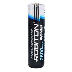 Аккумулятор ROBITON 2.6/Li18650 с защитой bulk