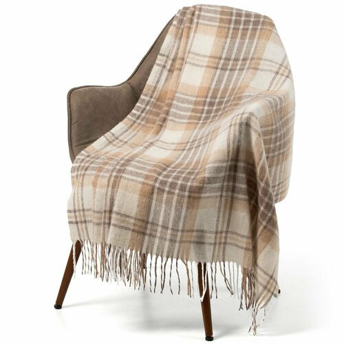 Плед Берген светло-бежевый 4918₽