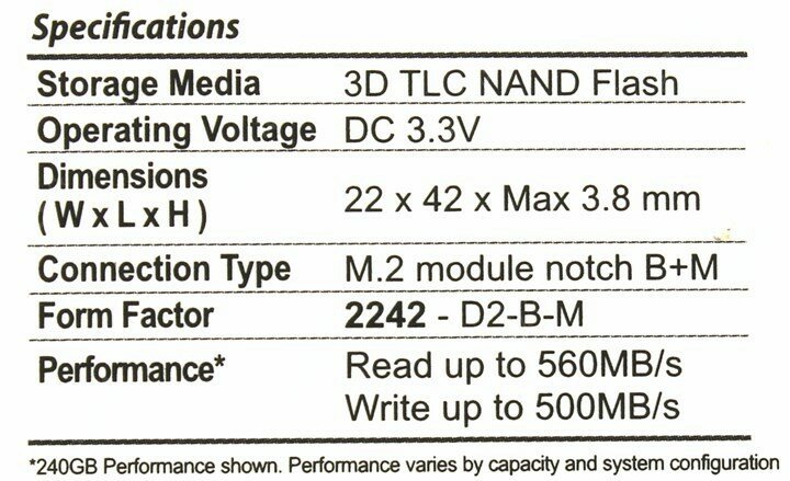 M.2 Transcend MTS420 120Gb (TS120GMTS420S) - фото №15