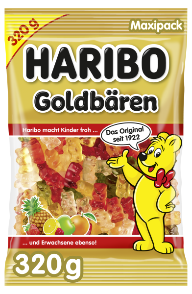 Мармелад жевательный Haribo Goldbaren, 320 гр