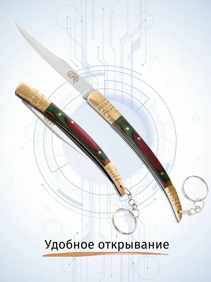 Складной нож Pirat 007 (K18), длина лезвия 8,7 см