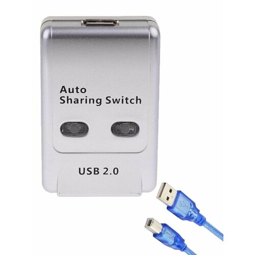 switch переключатель usb 3 0 2 1 USB-переключатель switch для сканера, принтера 2-1 c 1 кабелем Type-B