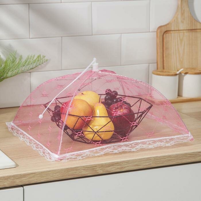 Сетка для продуктов защитная «Квадрат», 35×35 см, микс