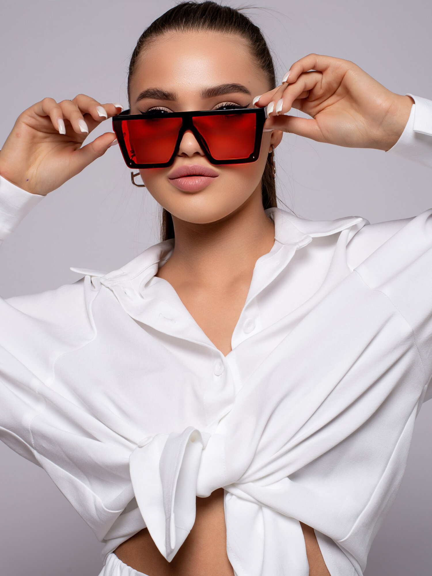 Солнцезащитные очки Zabologen, красный — фото 1