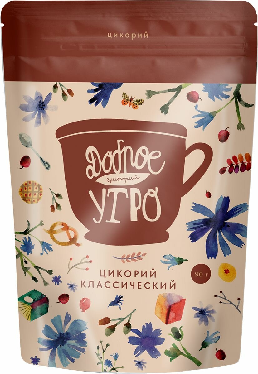 Цикорий "Классический" "Доброе утро" 80гр. 10шт.