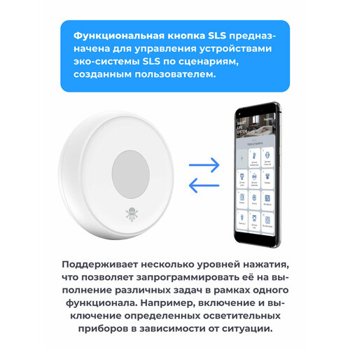 Модуль управления для умного дома SLS Zigbee white / Многофункциональный контроллер