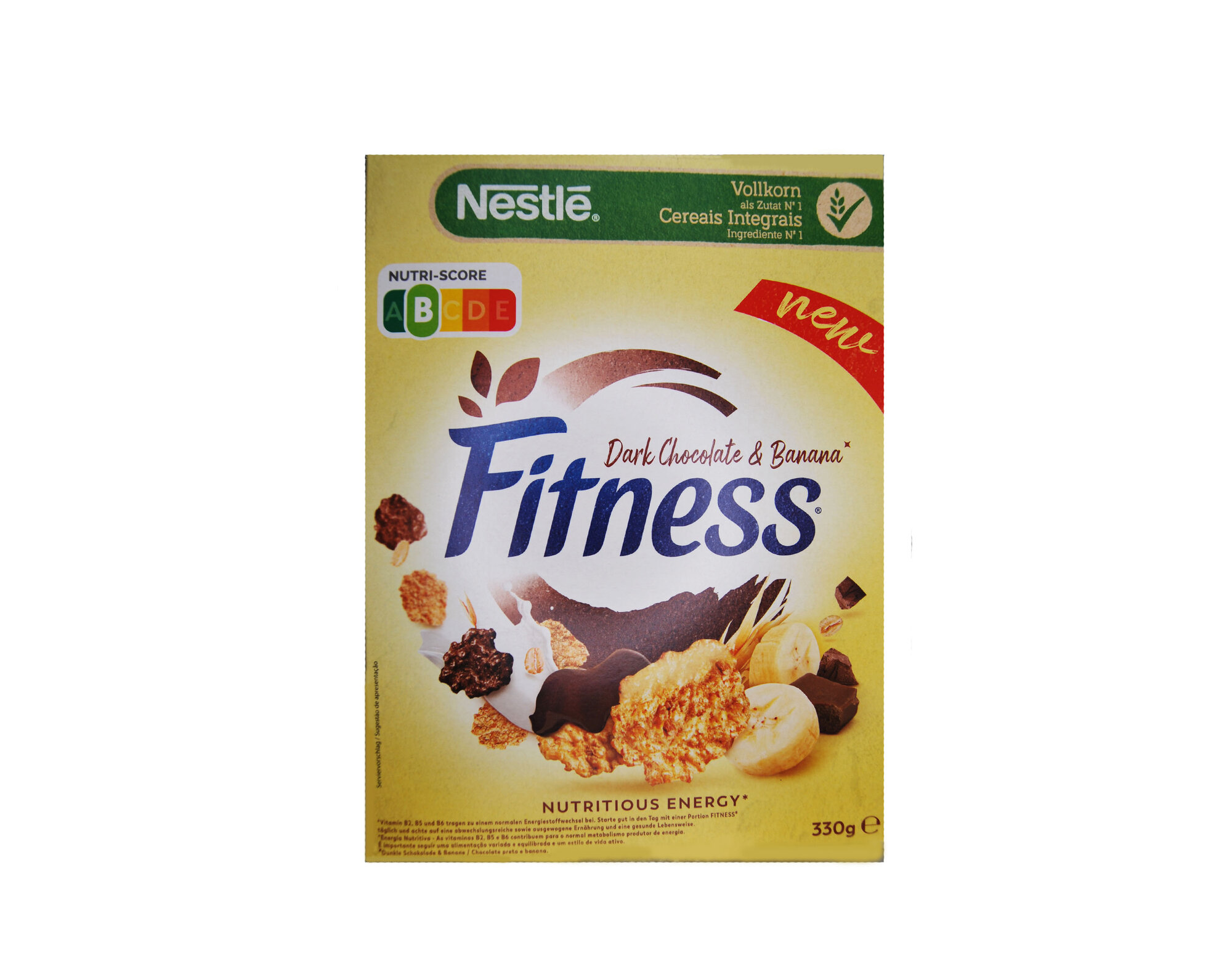 Готовый завтрак Nestle Fitness Chocolate and Banana, 330 г, Германия - фотография № 2