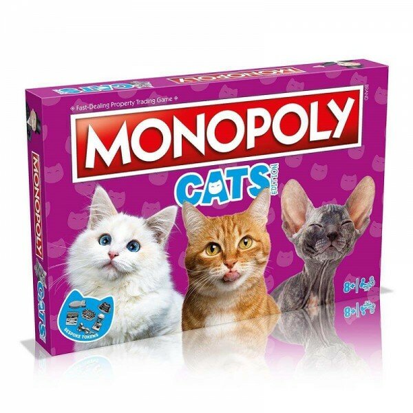 Настольная игра Hasbro Monopoly Cats (Монополия: Кошки), арт. WM03528-EN1-6