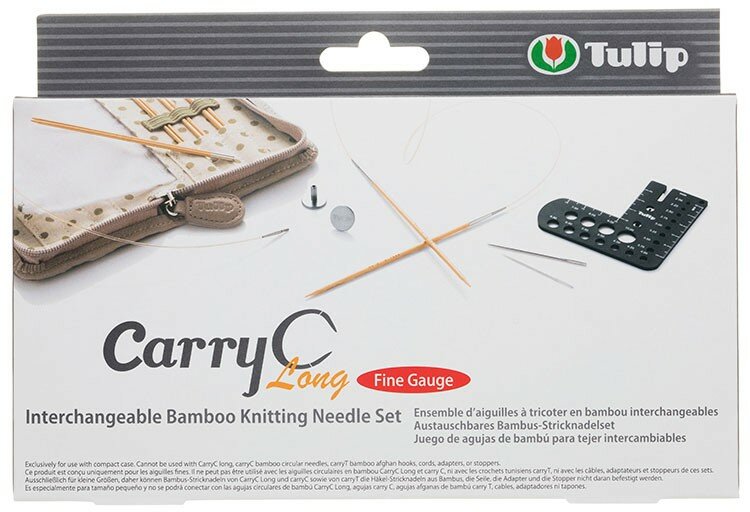 Набор съемных спиц "CarryC Long Fine Gauge" #TCC-12 Tulip