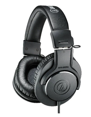 Наушники Audio-Technica ATH-M20x, mini jack 3.5 mm, черный