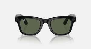 Камера очки Ray-Ban Meta Smart Glasses Wayfarer Shiny Black Green