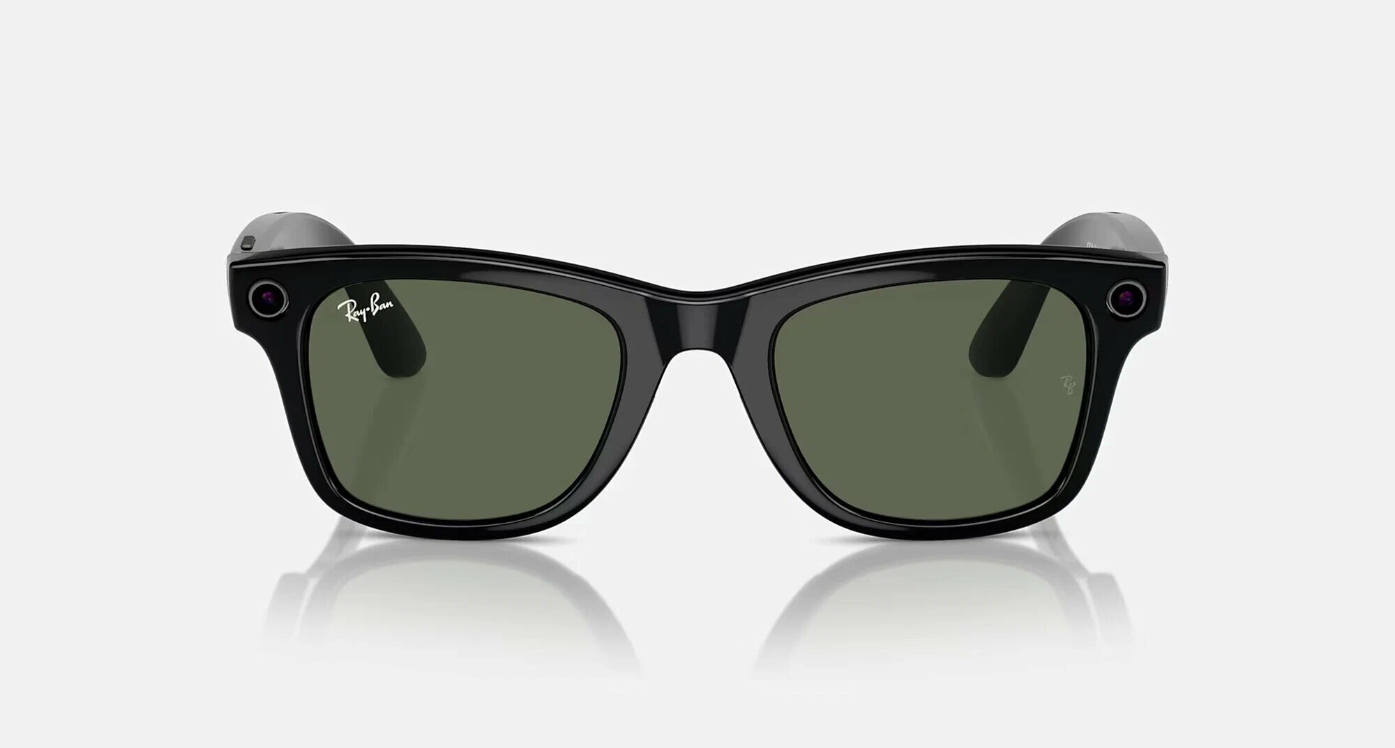 Камера очки Ray-Ban Meta Smart Glasses Wayfarer Shiny Black Green