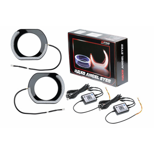 Ангельские глазки 3D с функцией ДХОПоворотник Optima Light на линзу 30 форма L диаметр 80121мм цвет RGB 2 шт 8050₽