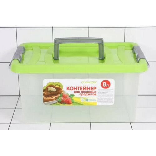 Контейнер пластмассовый 8л д/пищевых продуктов С206П